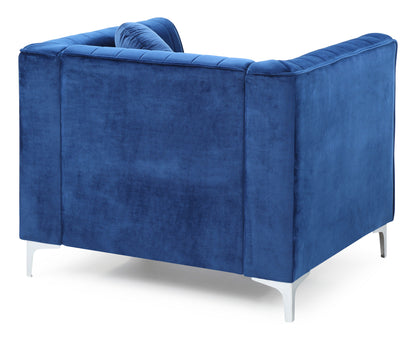 Chic Accent Chair For Cozy Spaces - Navy Blue