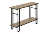 Accent Console Table For Entryway, Contemporary And Modern - Taupe / Black