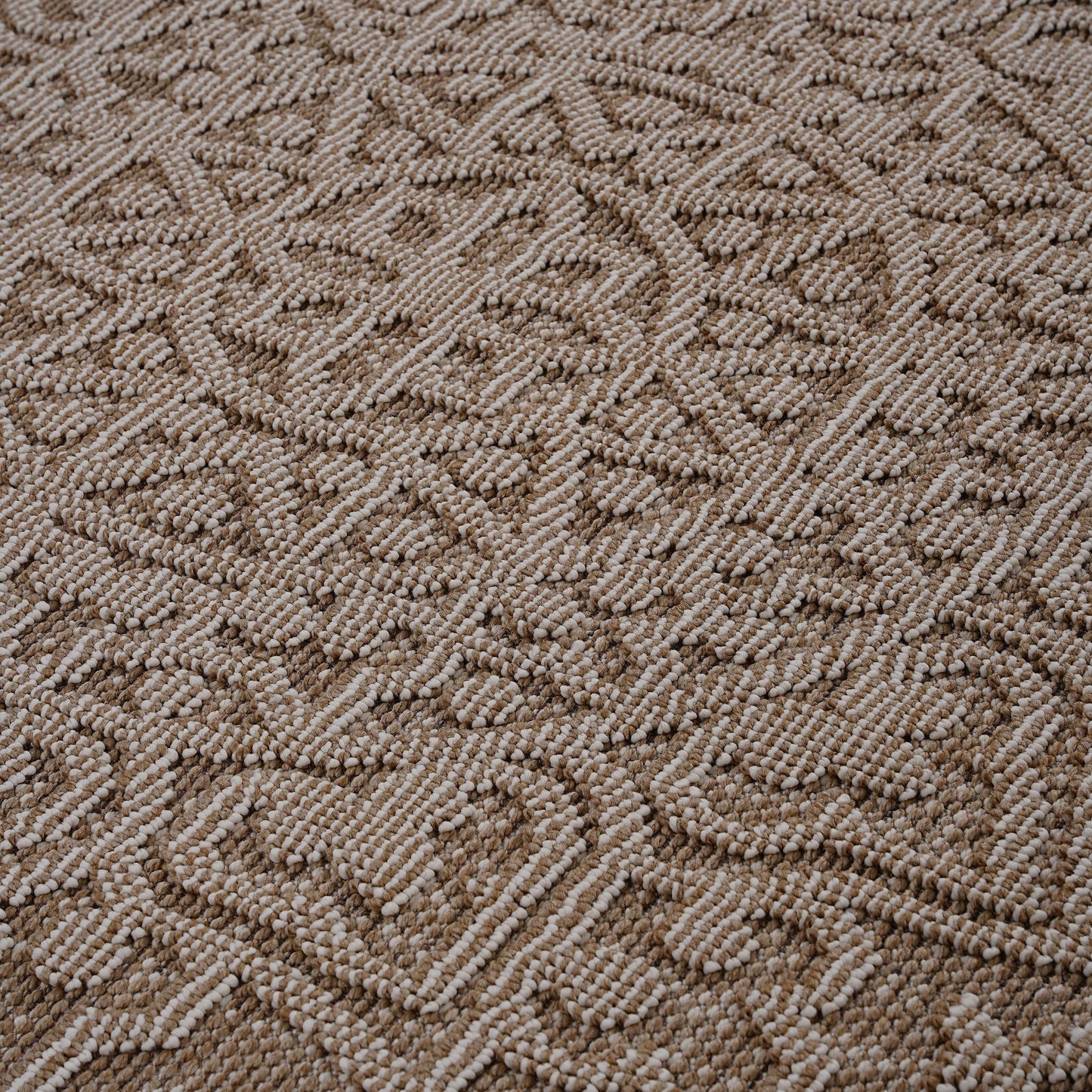 Guros - 4' X 6' Medallion Indoor / Outdoor Area Rug - Beige