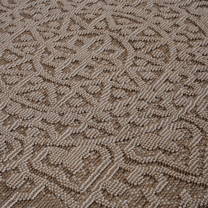 Guros - 4' X 6' Medallion Indoor / Outdoor Area Rug - Beige
