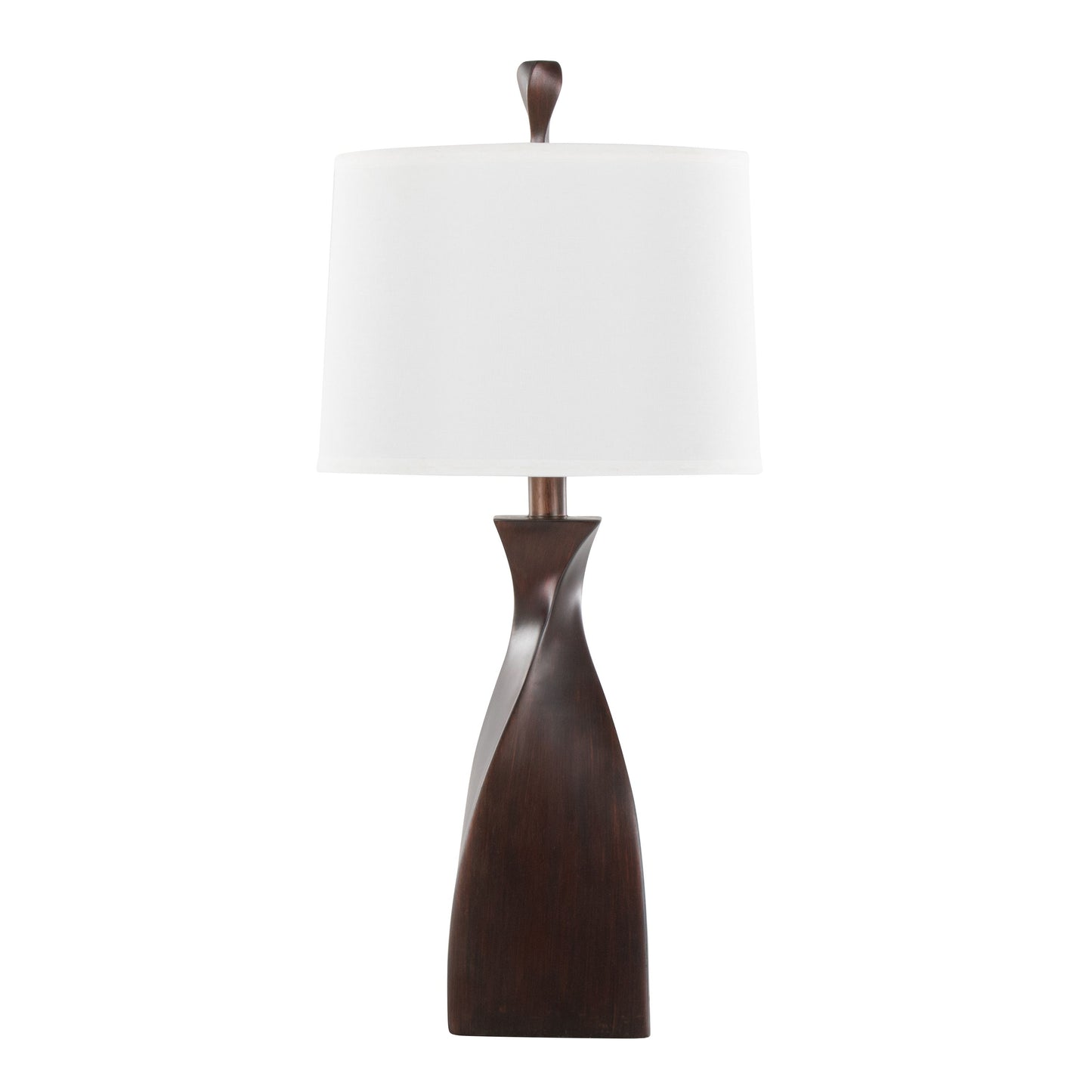 Curvo - Contemporary Polyresin Table Lamp (Set of 2) - Beige