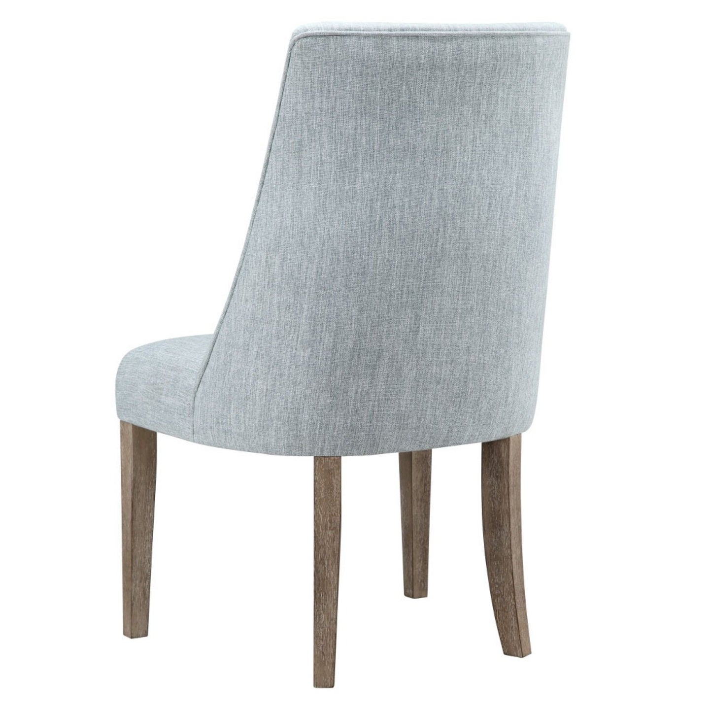 Farmhouse Upholstered Dining Chair (Set of 2) - Light Blue