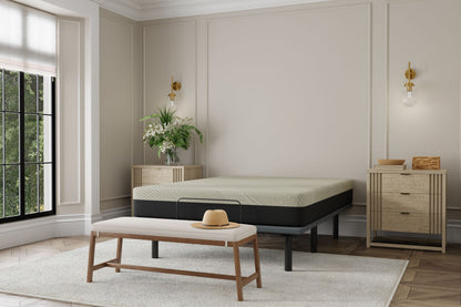 Gel Comfort - 8" Full Firm Mattress - Black / Gray
