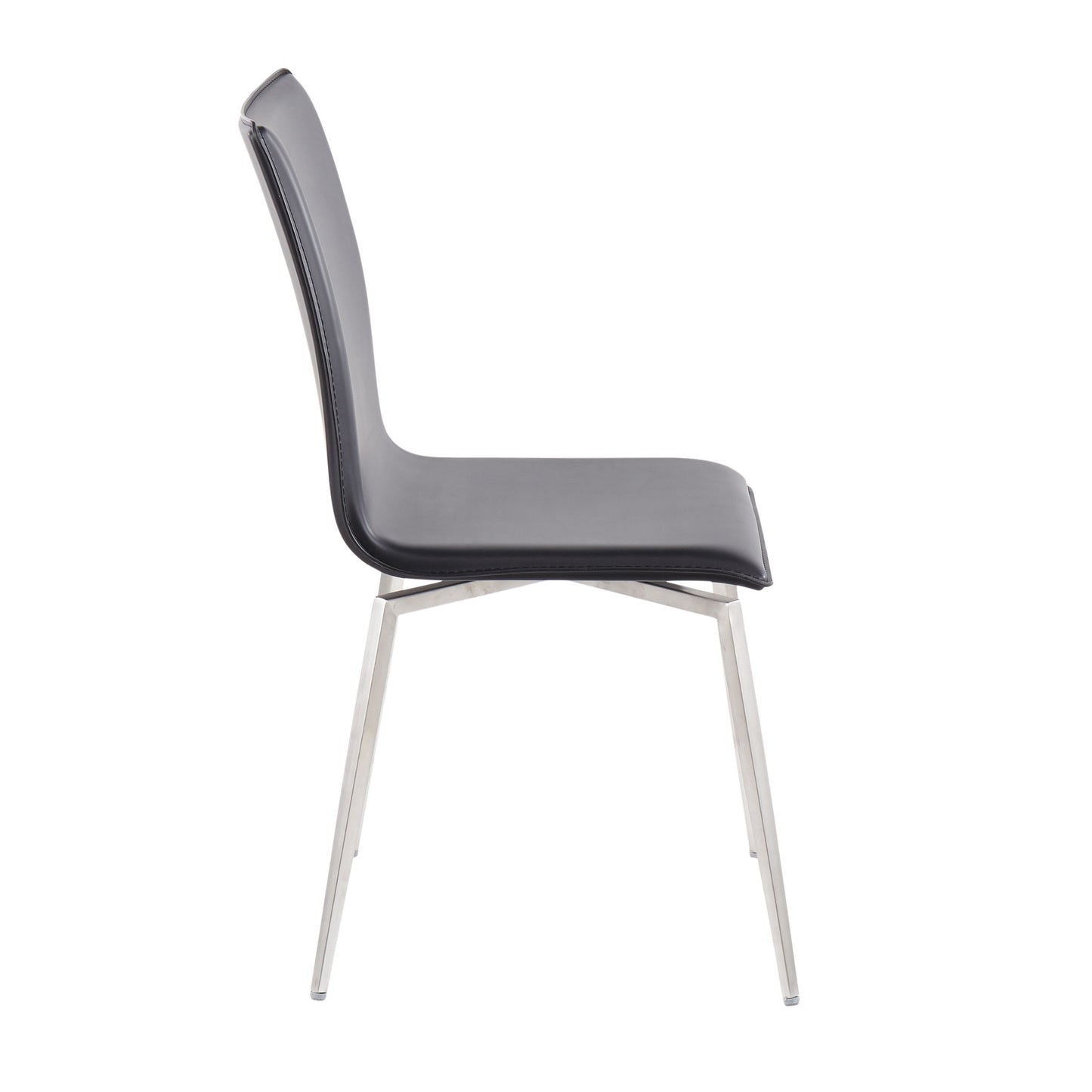 Mason - Contemporary Upholstered Chair (Set of 2) - Black