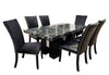Jhoanna - 5 Pieces Dining Table Set - Black