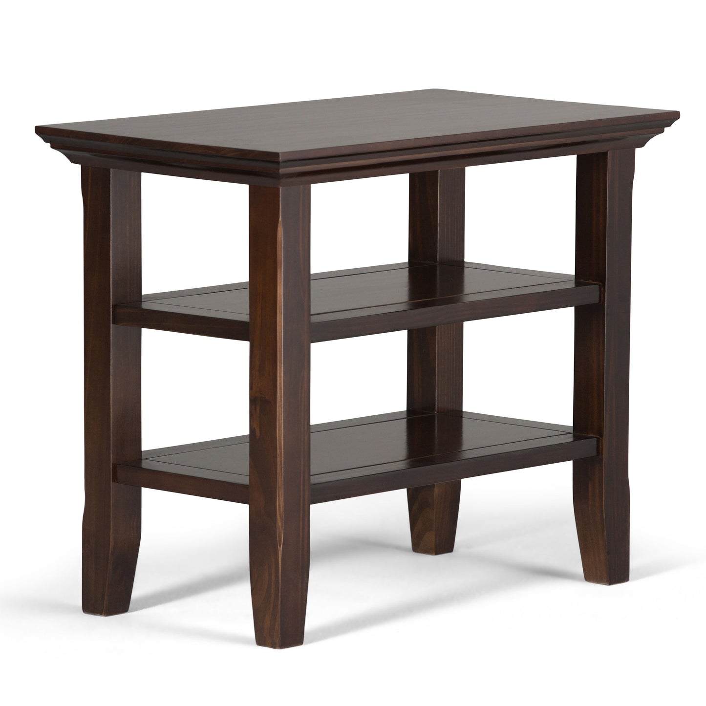 Acadian - Narrow Side Table - Brunette Brown