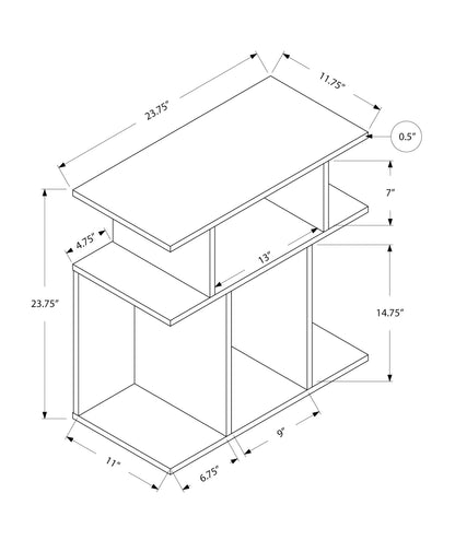 Accent Table, Side Contemporary - Taupe