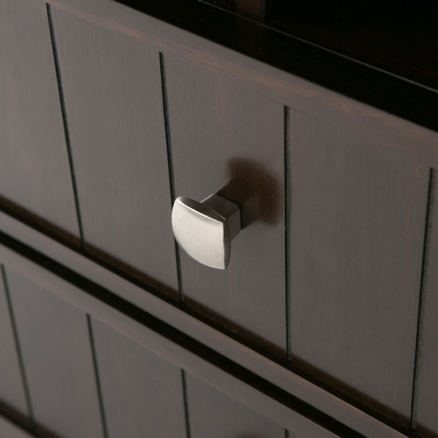 Bedford - Sideboard Buffet And Wine Rack - Dark Tobacco Brown