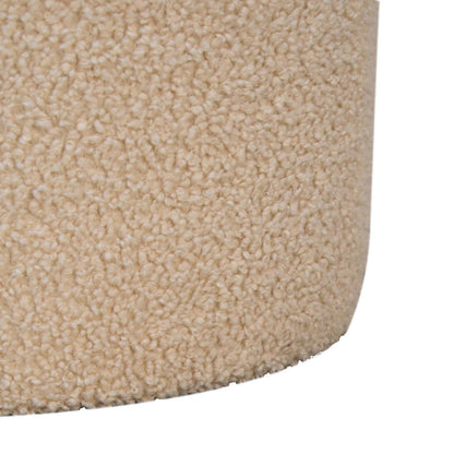 Serenity - Large Round Footstool - Chestnut
