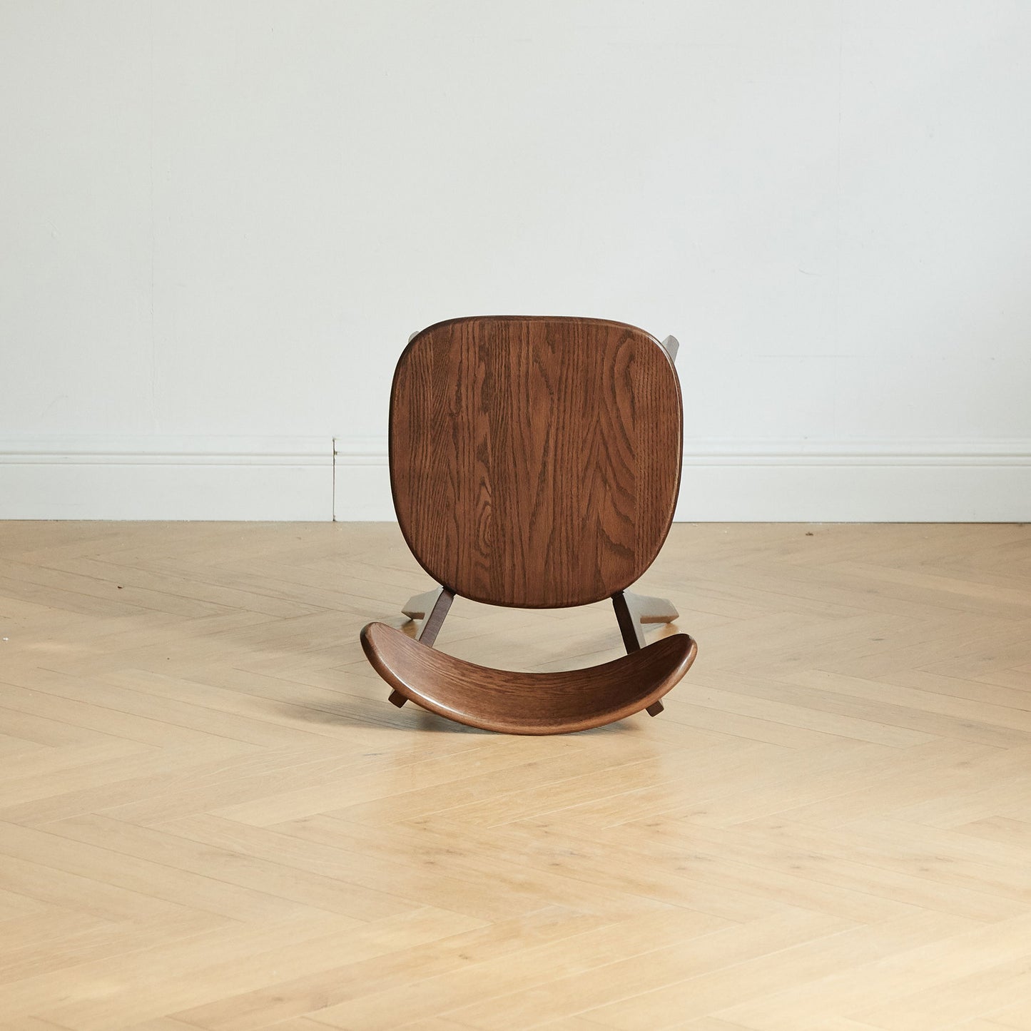 Simple Dining Chair, Solid Chair Table For Living Room Chair - Dark Natural