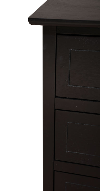 Daniel - Transitional Nightstand - Black