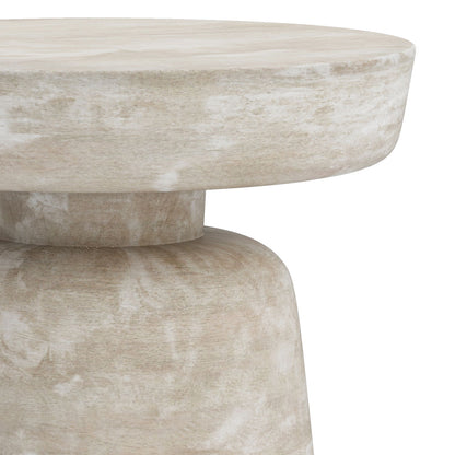 Robbie - Accent Table - Distressed White Wash