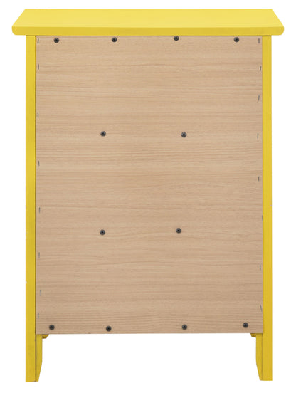 Transitional Nightstand For Bedrooms - Yellow