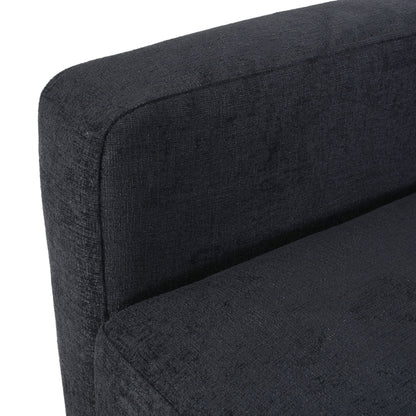 Wide Hand Manual Club Recliner - Charcoal