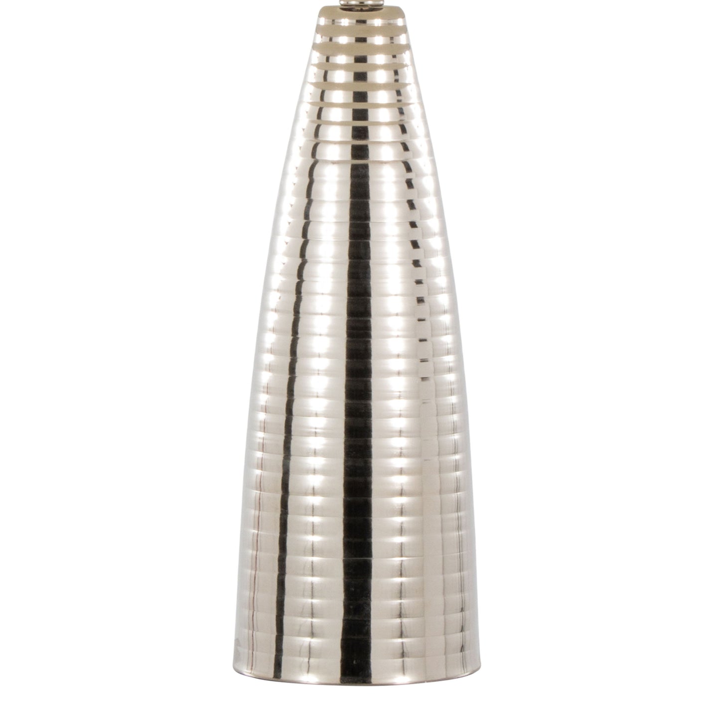 Maya - Contemporary Table Lamp (Set of 2) - Polished Nickel / White