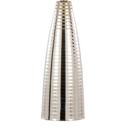 Maya - Contemporary Table Lamp (Set of 2) - Polished Nickel / White