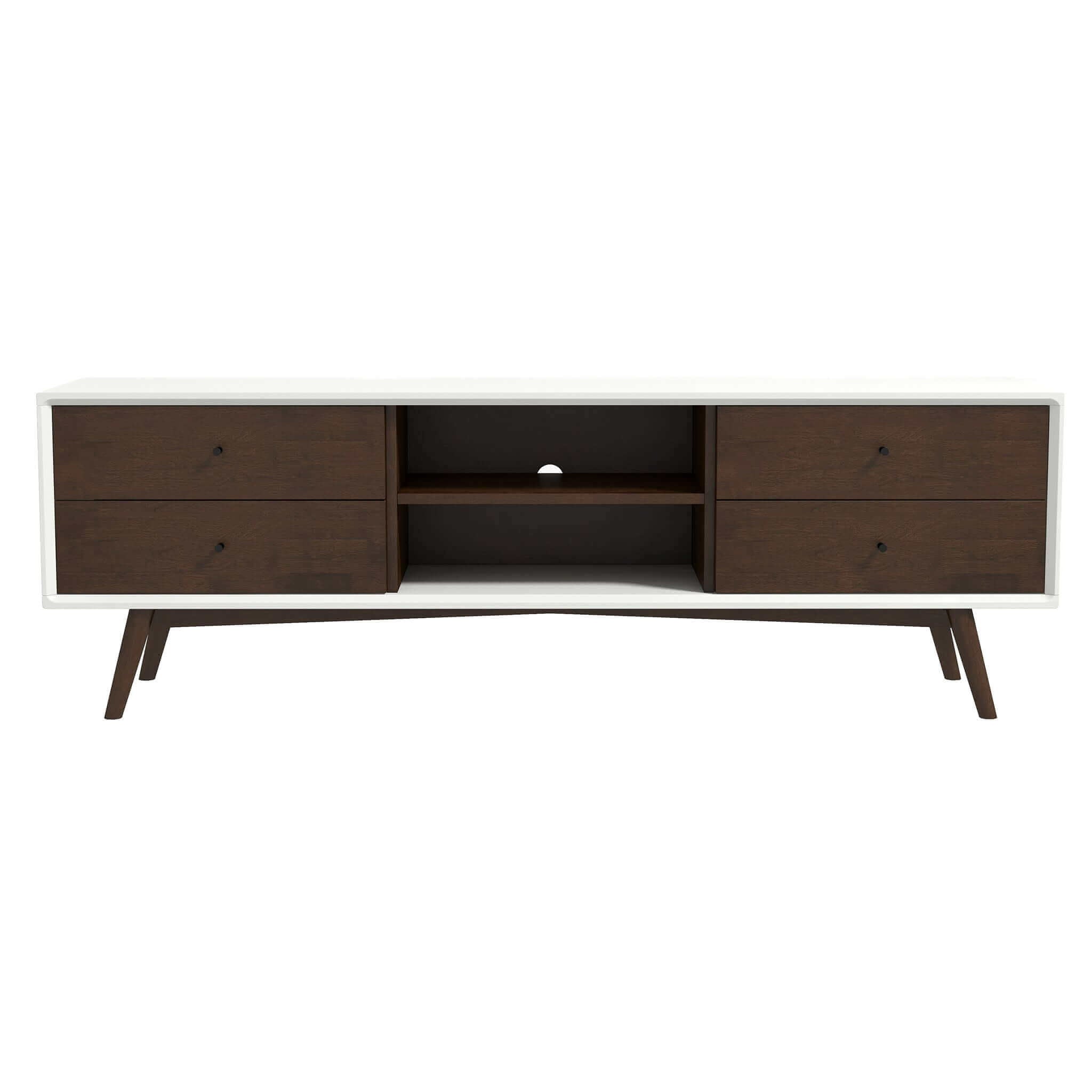 Caroline - White TV Stand Up To 72