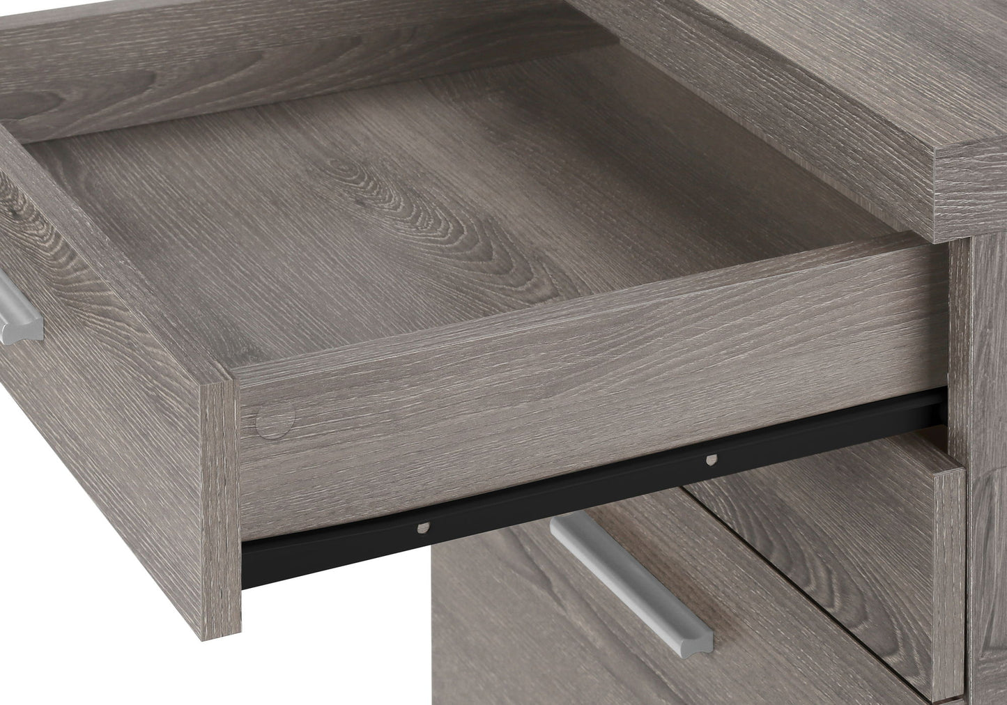 File Cabinet, Rolling Mobile, Storage Drawers, Printer Stand, Office, Contemporary And Modern - Taupe