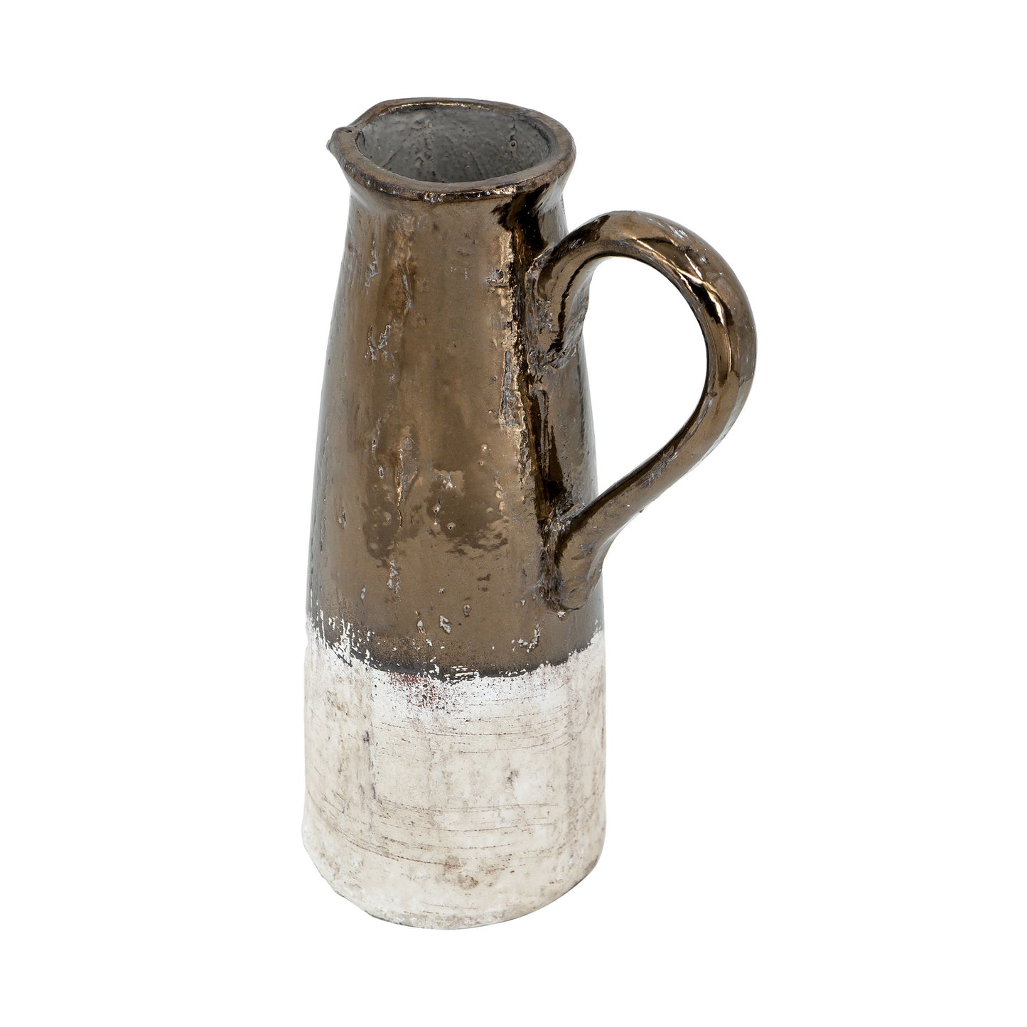 Candia - Terracotta Pitcher - Brown - Ceramic