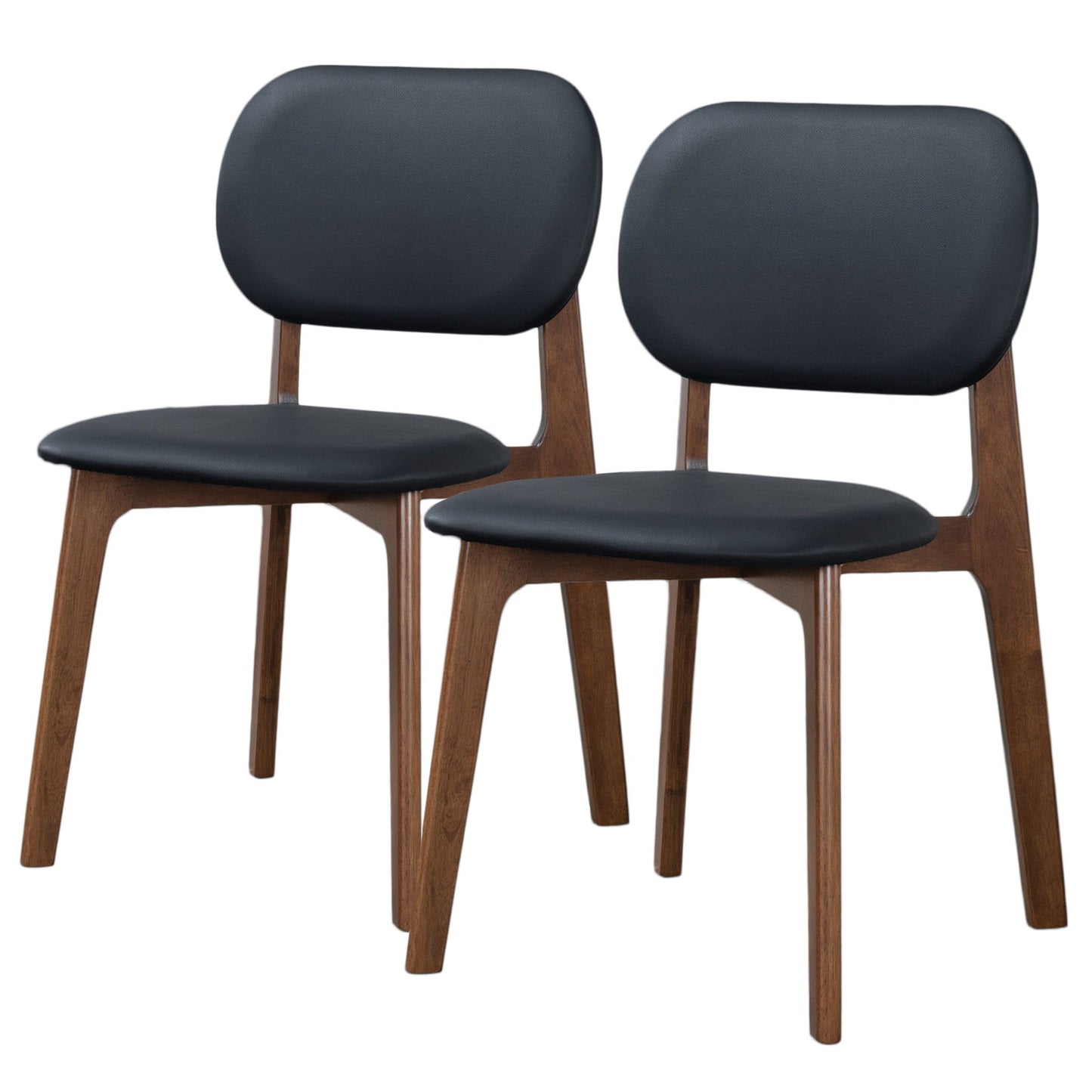 Kelsey - Dining Chair (Set of 2) - Black / Brown