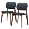 Kelsey - Dining Chair (Set of 2) - Black / Brown