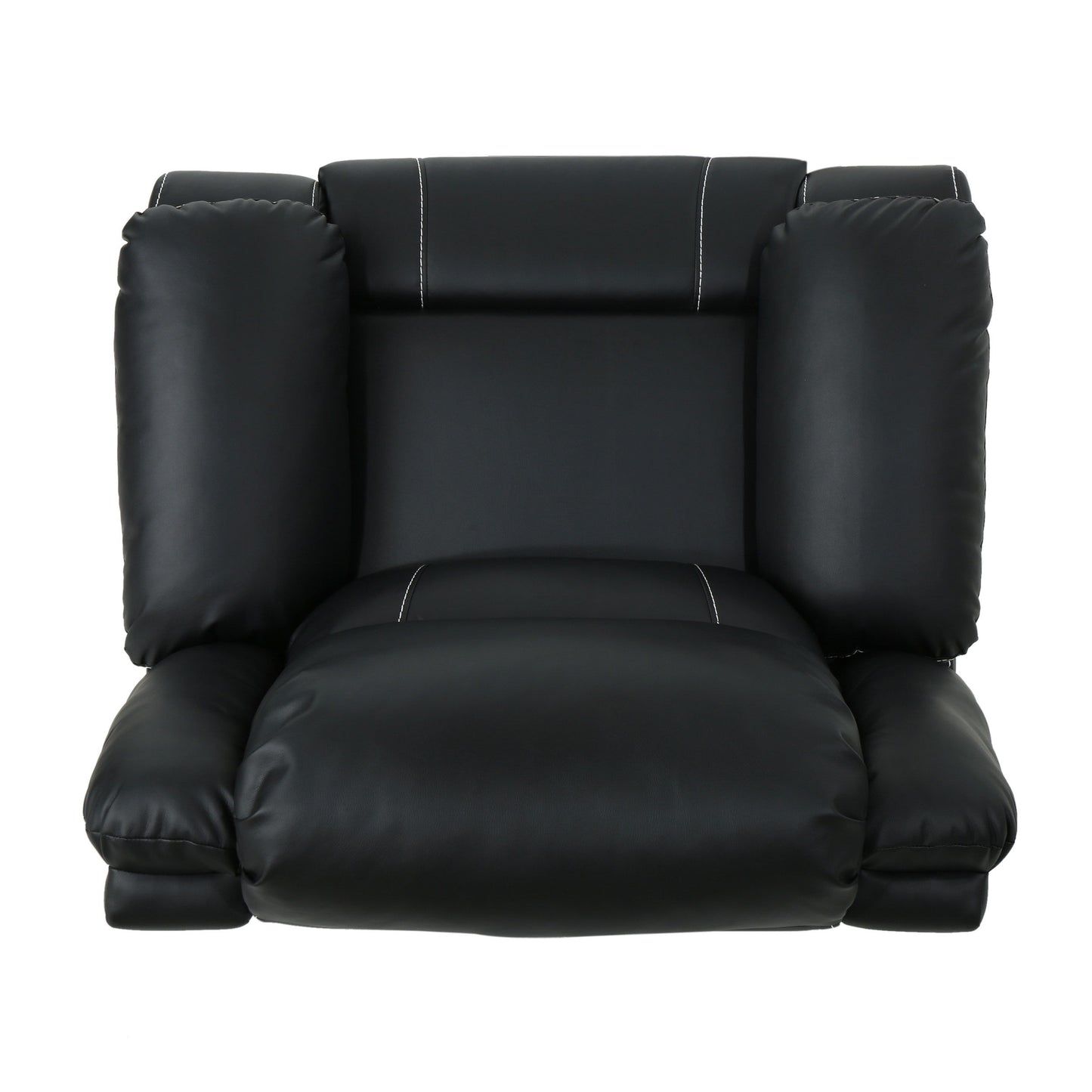 Wide Manual Swivel Standard Recliner - Black