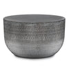 Johnsen - Metal Coffee Table - Antique Silver