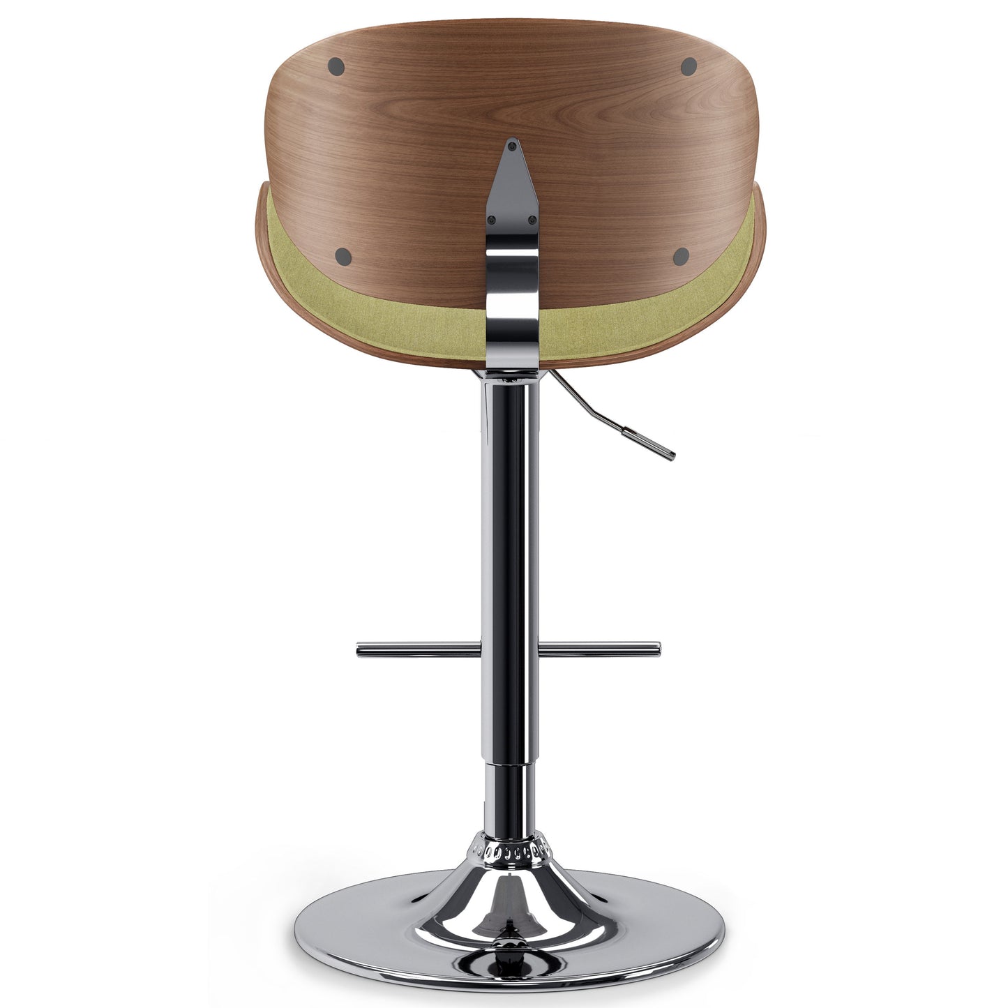 Marana - Bentwood Adjustable Swivel Bar Stool - Acid Green