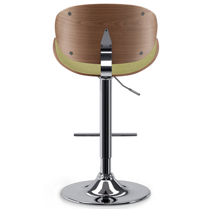 Marana - Bentwood Adjustable Swivel Bar Stool - Acid Green