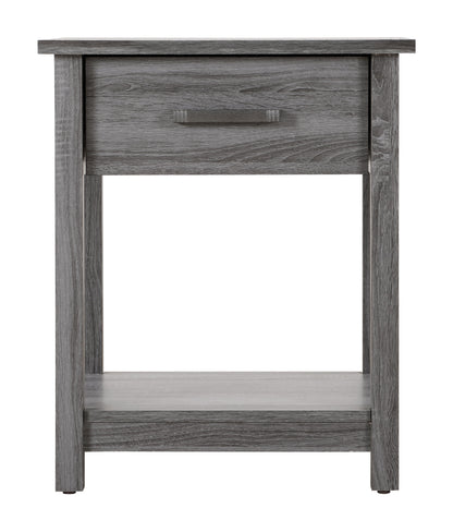 Salem - Nightstand - Gray