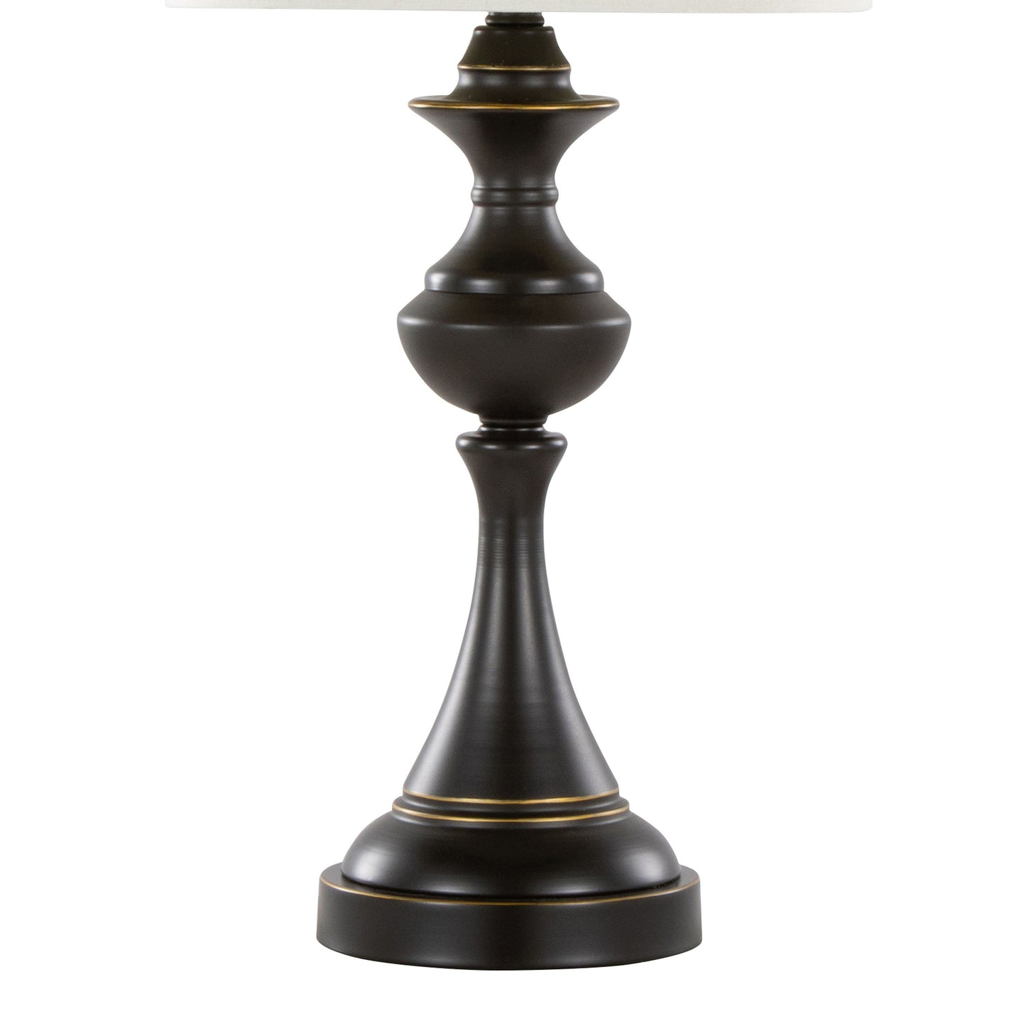 Montgomery - Contemporary Table Lamp (Set of 2) - Oil Rubbed Bronze / Off White