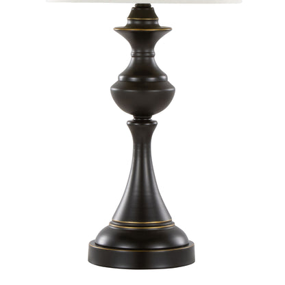 Montgomery - Contemporary Table Lamp (Set of 2) - Oil Rubbed Bronze / Off White