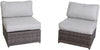Patio Chair With Cushions - Brown
