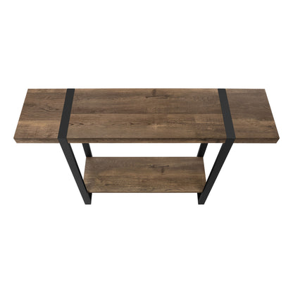Accent Console Table For Entryway, Contemporary & Modern - Brown