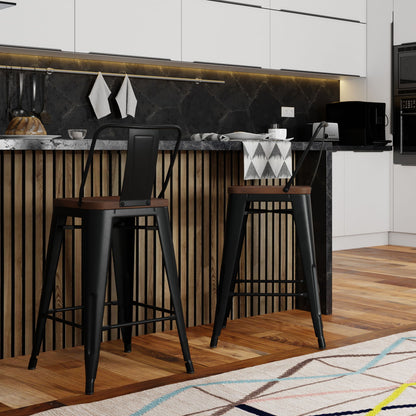 Rayne - Bar Stool (Set of 2) - Black