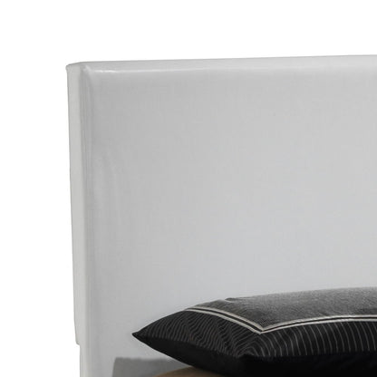 Queen Elegant Platform Bed For Relaxed Spaces - White