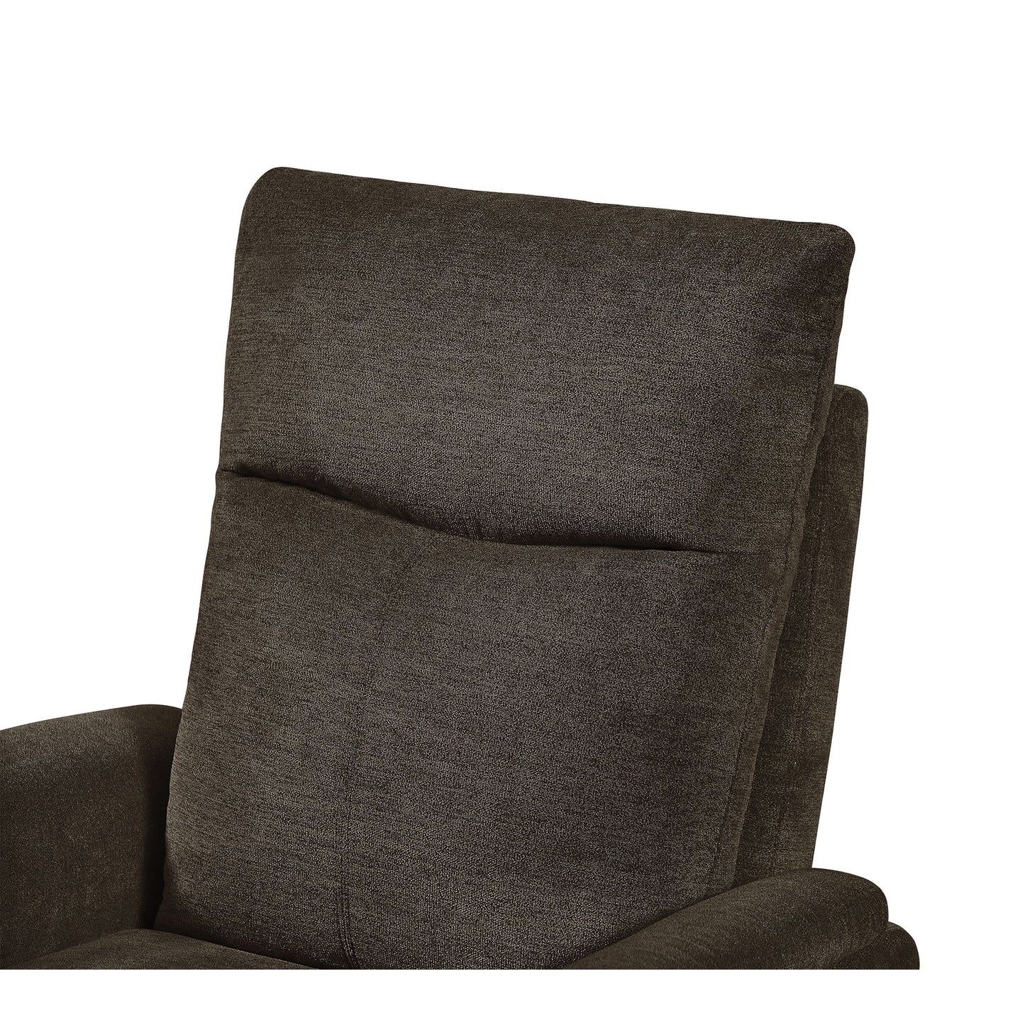 Recliner Chair With Power Function Easy Control Big Stocks, Recliner Single Chair - Dark Brown