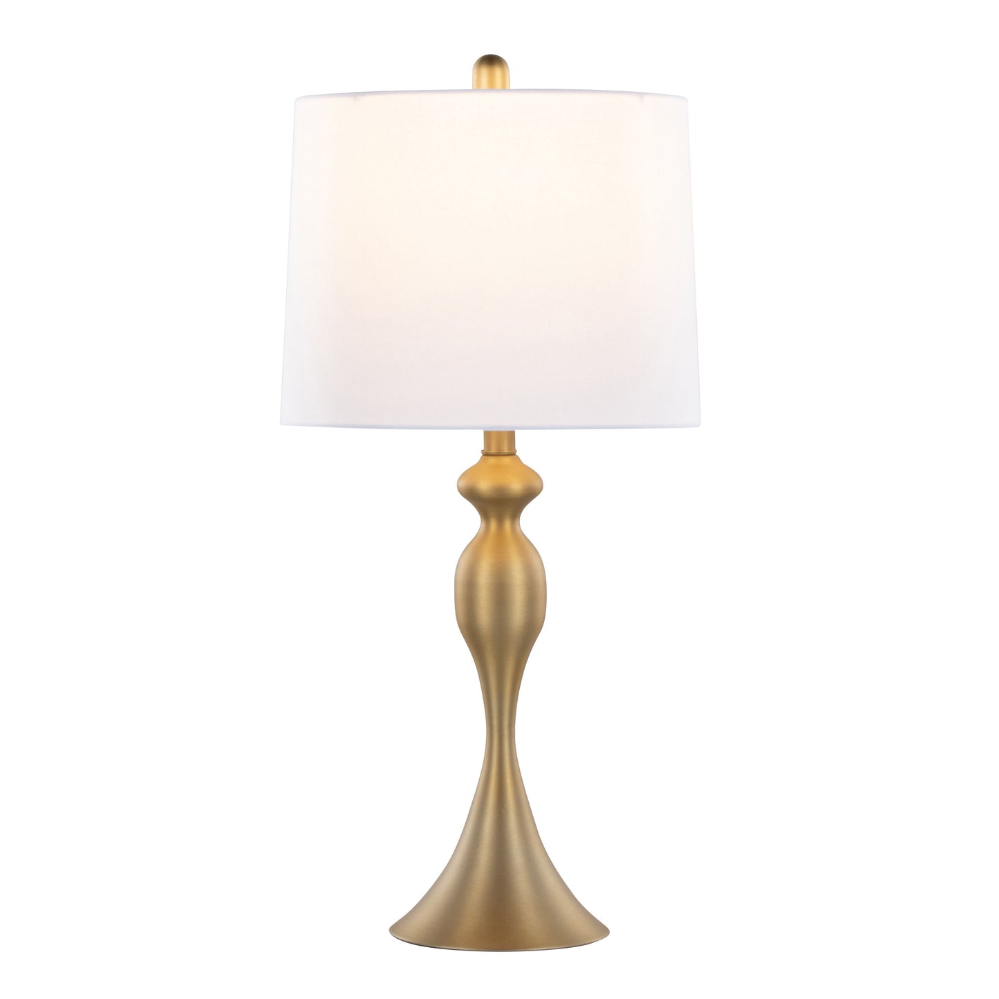 Ashland - Contemporary Table Lamp (Set of 2) - Gold / White
