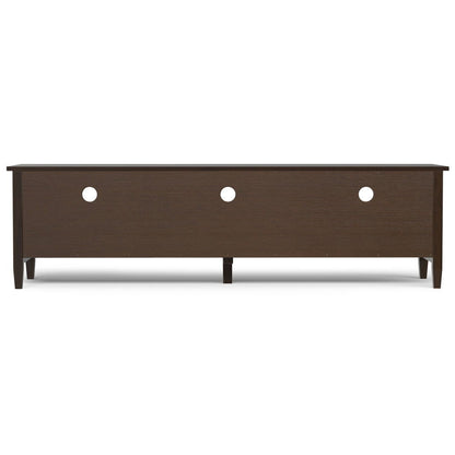 Warm Shaker - Low TV Media Stand - Brown