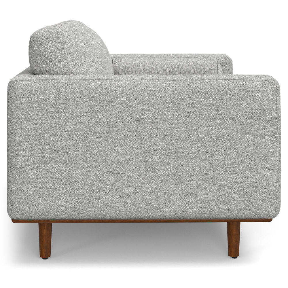 Morrison - Upholstered Sofa And Ottoman Set - Mist Gray