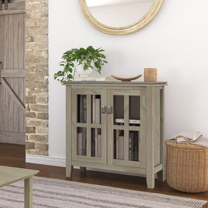 Artisan - Low Storage Cabinet - Distressed Gray