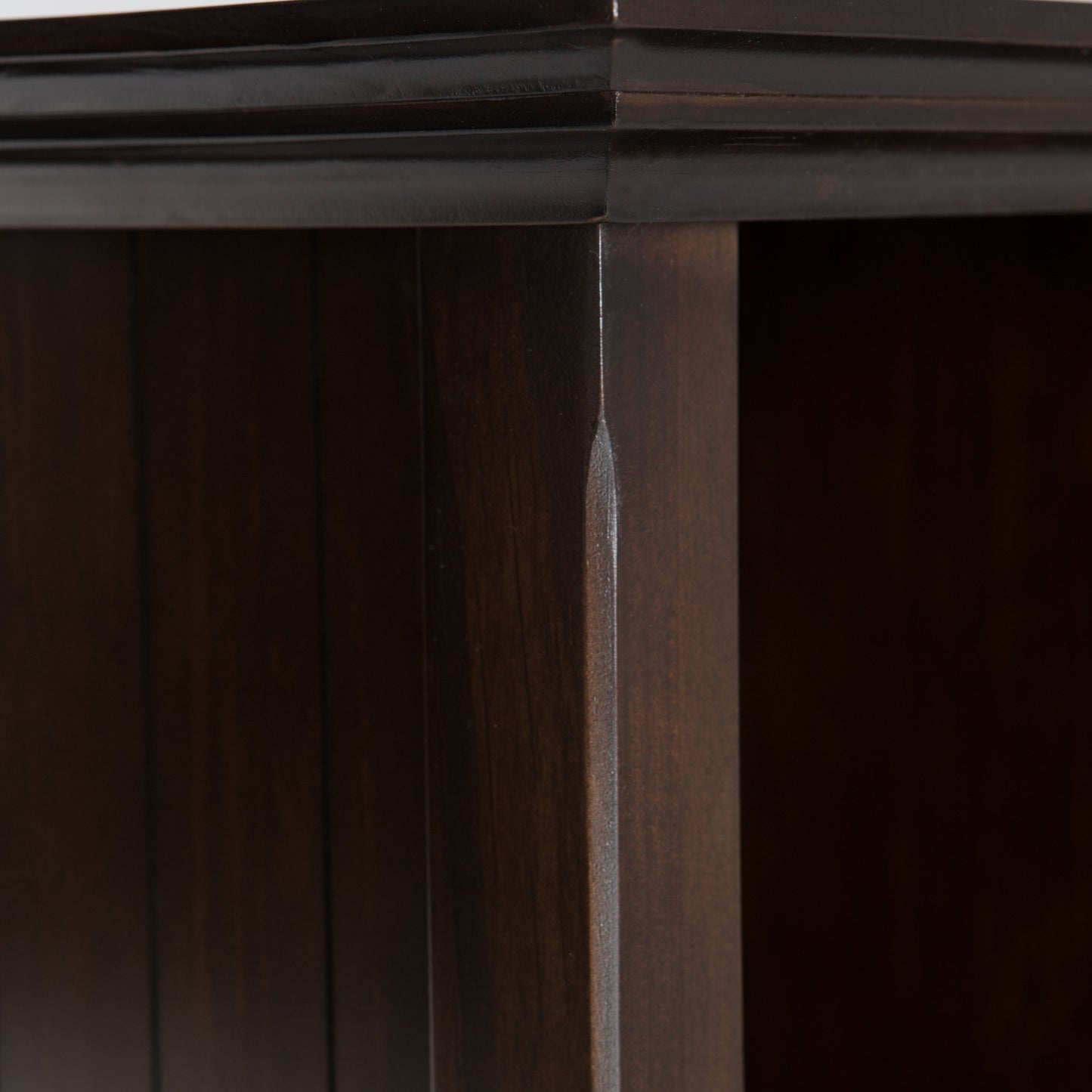 Acadian - 8 Cube Storage Sofa Table - Brunette Brown