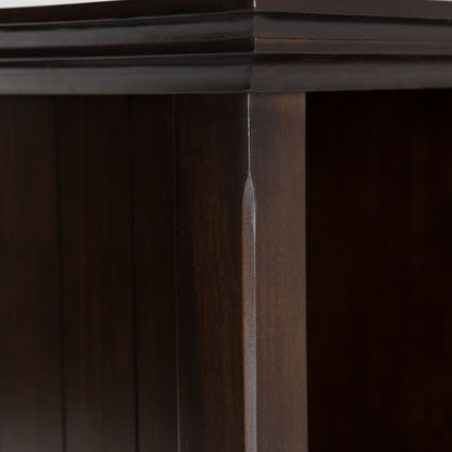 Acadian - 8 Cube Storage Sofa Table - Brunette Brown