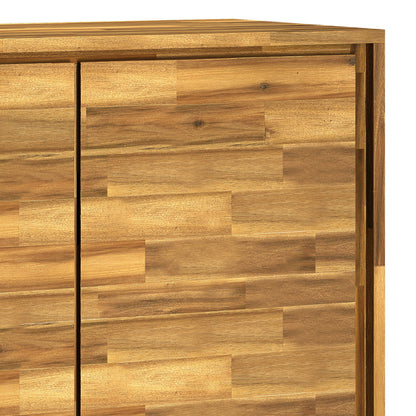 Lowry - Medium Storage Cabinet - Distressed Golden Wheat