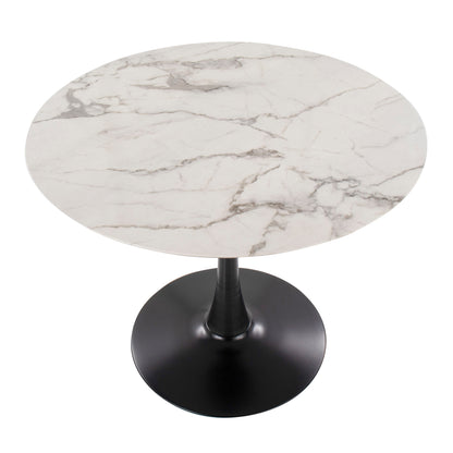 Pebble - Modern Table - Black / White