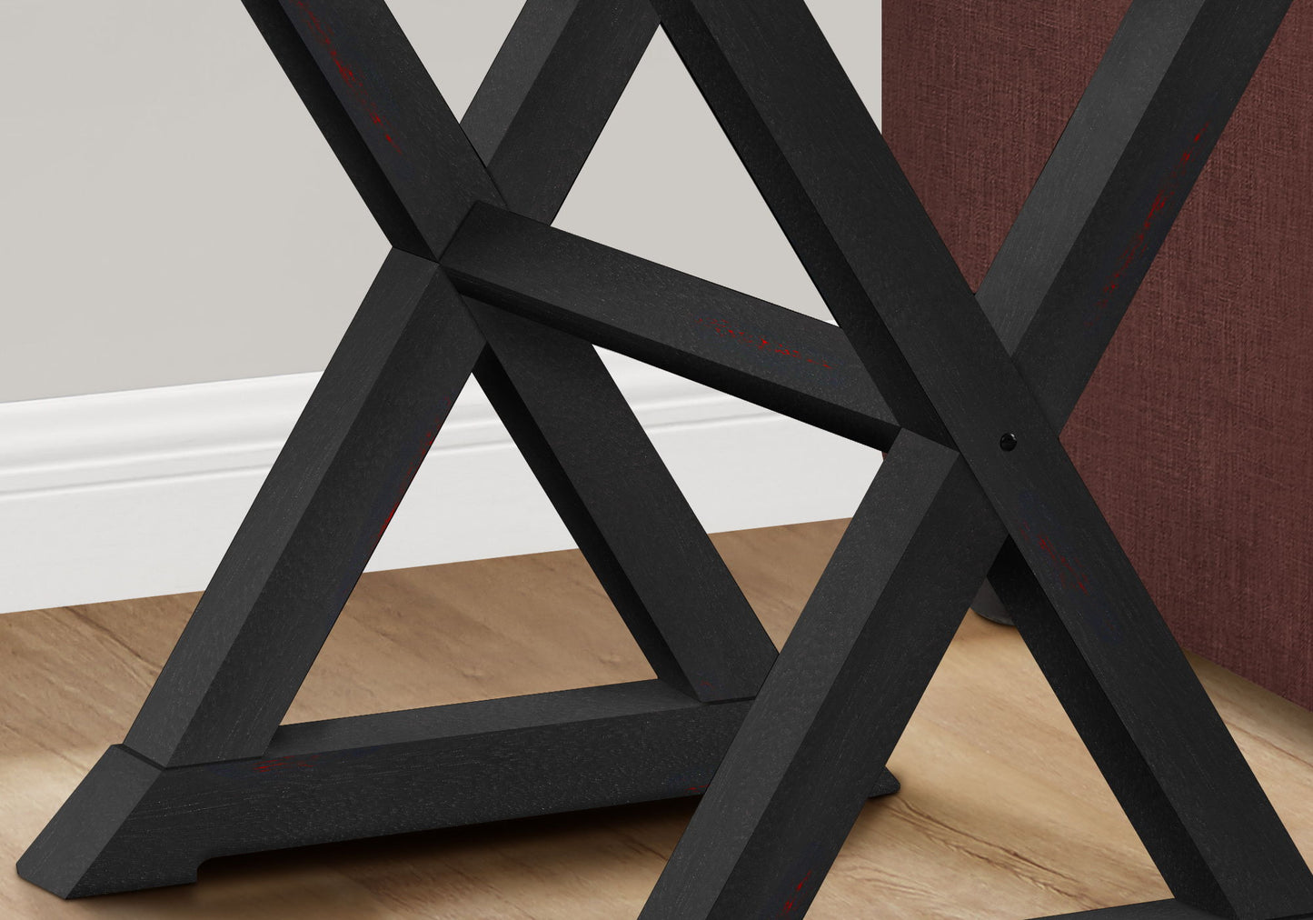 Accent End Table, Square, Transitional - Black
