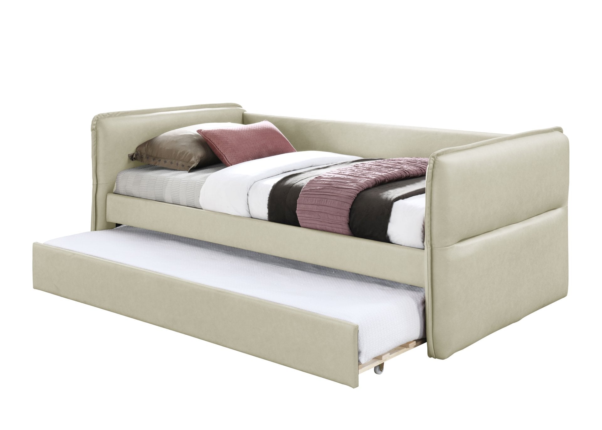 Daybed With A Trundle - Tan