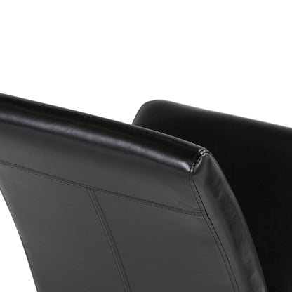 Acadian - Parson Dining Chair (Set of 2) - Midnight Black