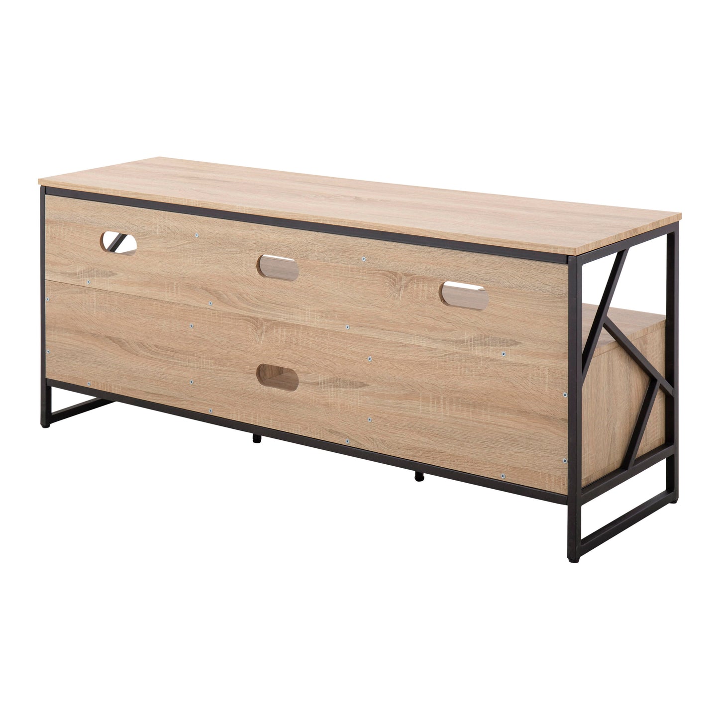 Folia - Contemporary TV Stand - Natural / Black