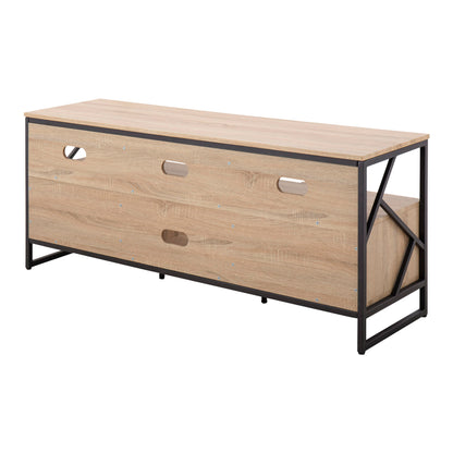 Folia - Contemporary TV Stand - Natural / Black